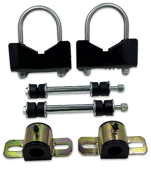 901-325B-23MM Rear Sway Bar Mounting Kit, 3.25 in. Axle Tube Dia., 82-02 GM F-Body [Gloss Black]