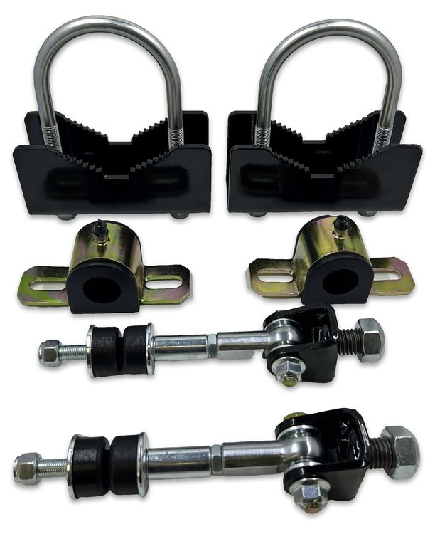 901-SEL-325B-21MM Rear Sway Bar Mounting Kit, 3.25 in. Axle Tube Dia., 82-02 GM F-Body [Gloss Black]