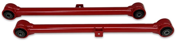 D09-1500-208R Rear Lower Control Arms w/ Rubber Bushings, Select Dodge Ram 1500 [Red]