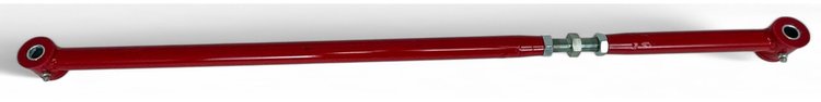 FG-104-6774-4130R Tubular Adjustable Rear Panhard Track Bar Fits Select 1967-1974 Ford, Mercury Models, Bright Red