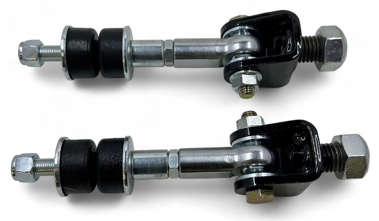 SEL-19-409-BL Spherical Sway Bar End Links [Black Bushings]