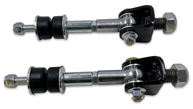 SEL-19-416-BL Spherical Sway Bar End Links [Black Bushings]