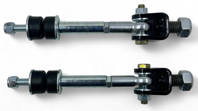 SEL-19-417-BL Spherical Sway Bar End Links [Black Bushings]