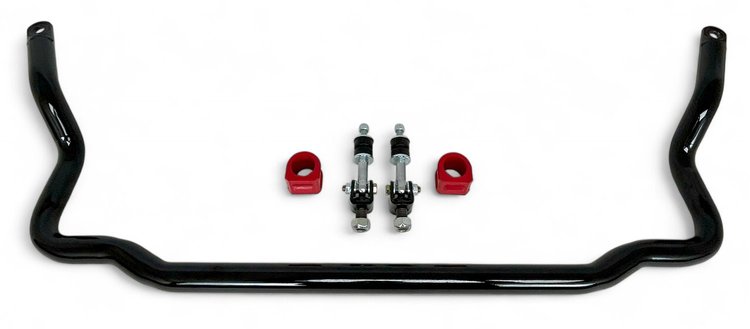 923T-FRONT-SELB 1.375 in. Tubular Front Sway Bar, Spherical End Links, 1982-1992 GM F-Body [Black]