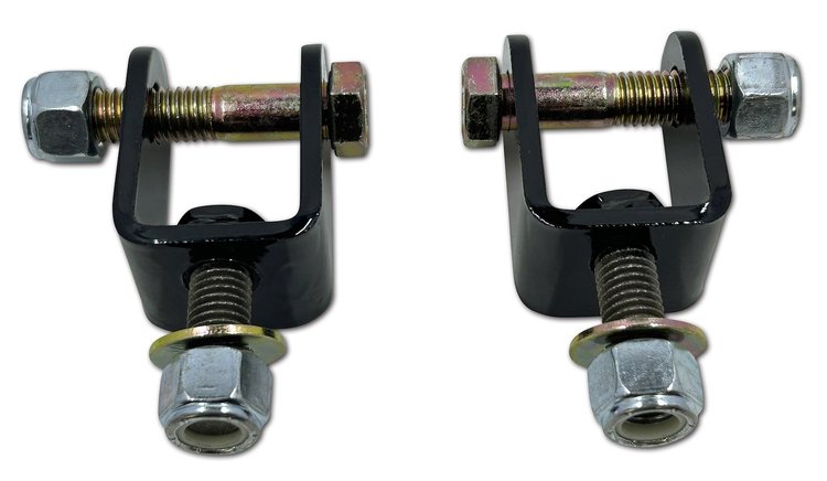 LSM-125-500 No-Bind Rear Lower Shock Relocation Mounting Brackets