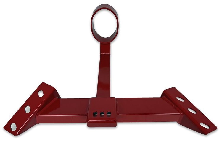 PGXM-FLR Powerglide Trans Crossmember, DS Loop, 1982-1992 GM F-Body [Red]