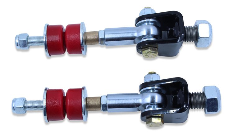 SEL-19-408 Spherical Sway Bar End Links [Red Bushings]