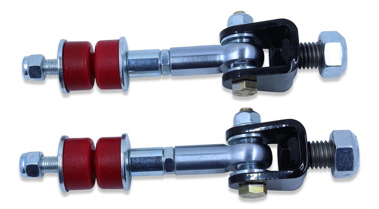 SEL-19-409 Spherical Sway Bar End Links [Red Bushings]