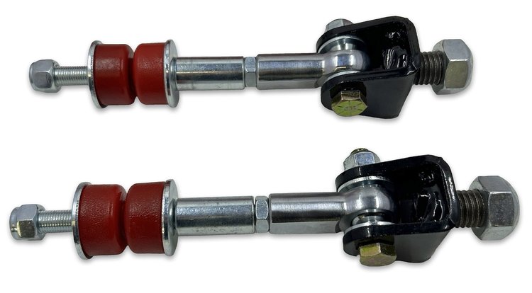 SEL-19-416 Spherical Sway Bar End Links [Red Bushings]