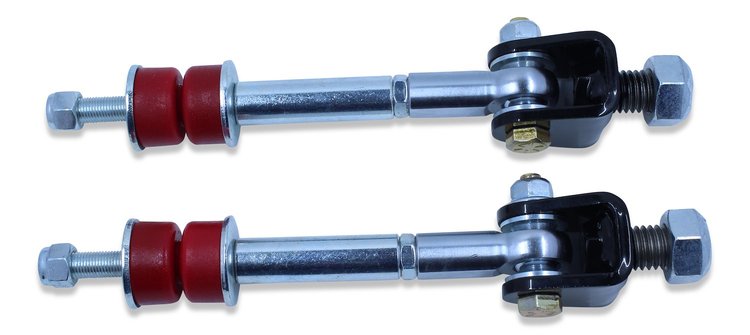 SEL-19-417 Spherical Sway Bar End Links [Red Bushings]
