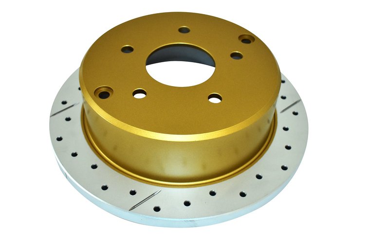 Street Series Drilled/Slotted Brake Disc, 04 Pontiac GTO