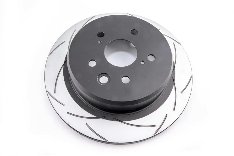Street T2 Slotted Rear Brake Rotor, 2012+ Lexus IS350