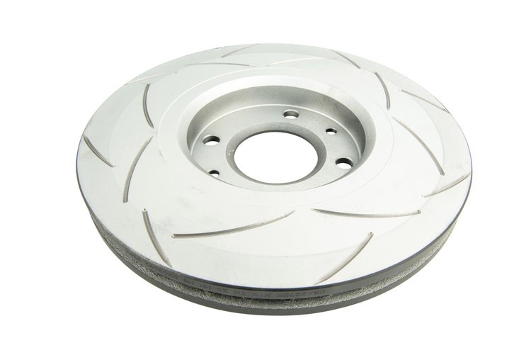 Street Series T2 Slot Brake Disc, 02-07 Citroen C4 / Puegeot F