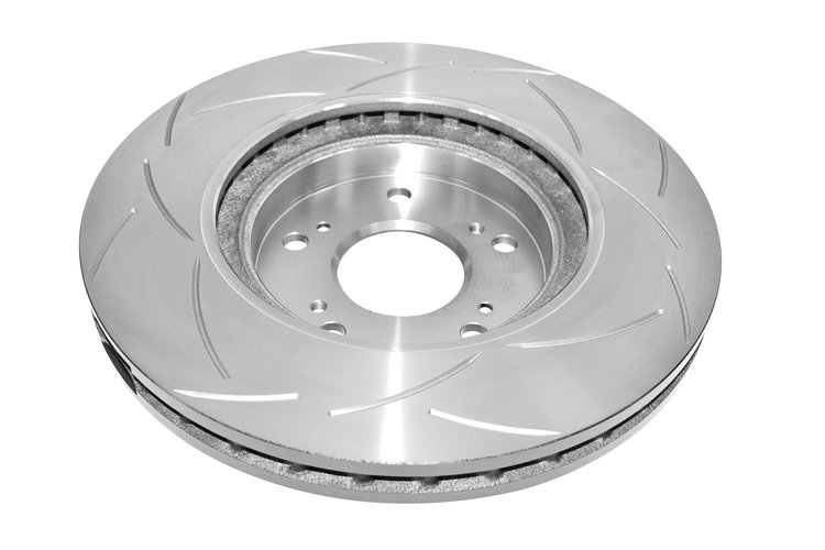 Street Series T2 Slot Brake Disc, 01-03 Acura CL / 95-05 TL / 04-05 TSX / 03-06 Accord V6 EX MT