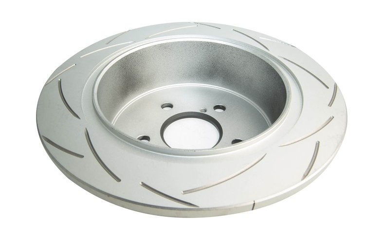Street Series T2 Slot Brake Disc, 05-08 Subaru Outback