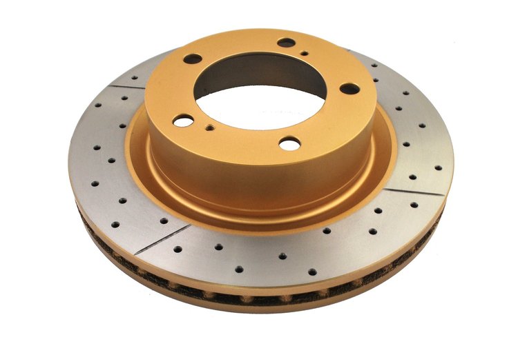 Street Series Drilled/Slotted Brake Disc, 07+ Toyota Landcruiser 200 Series
