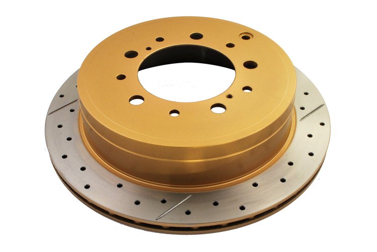 Street Series Drilled/Slotted Brake Disc, 07+ Toyota Landcruiser 200 Series