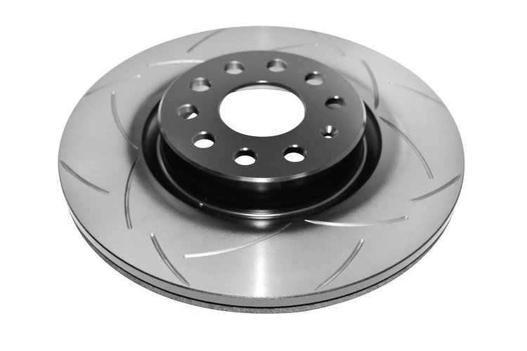 Street Series T2 Slot Brake Disc, 06-08 Audi A3 / 10/06+ TT / 10/04-10 VW Golf / 03/05+ Passat