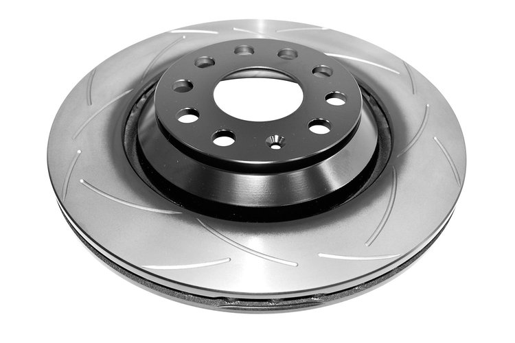 Street Series T2 Slot Brake Disc, 06-12 Audi S3 8P 2.0T / 13+ Volkswagen Golf R Mk7 2.0T