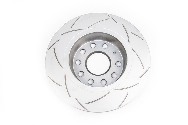 Street Series T2 Slot Brake Disc, 10-14 VW Golf GTI (Mk6) Street T2 Slotted