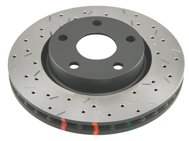 Street Series Drilled/Slotted Brake Disc, 97-04 Corvette C5/C6