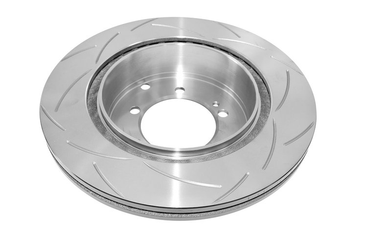Street Series T2 Slot Brake Disc, 03-05 Evo 8/9