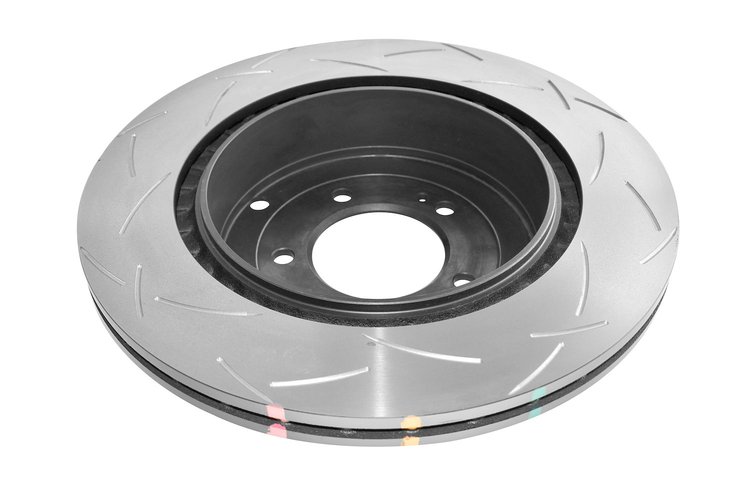 4000 Series T3 Slotted Brake Disc, 08+ EVO X