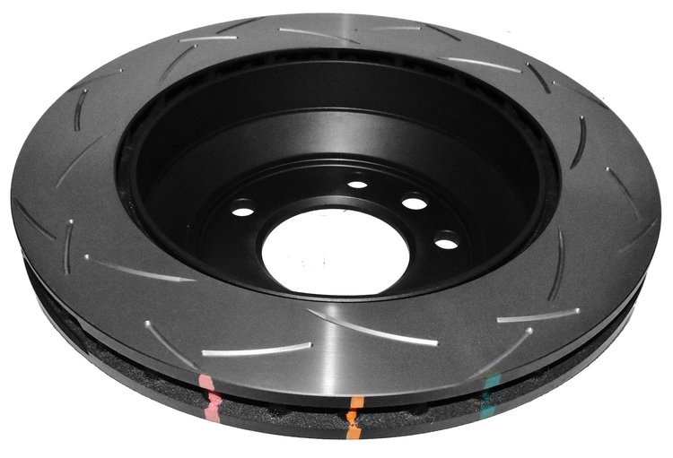 4000 Series T3 Slotted Brake Disc, 06-08 Audi Q7