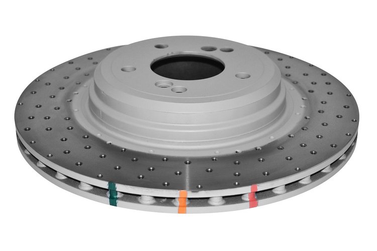 4000 Series Drilled/Dimpled Brake Disc, 11-12 BMW 1M (E82)