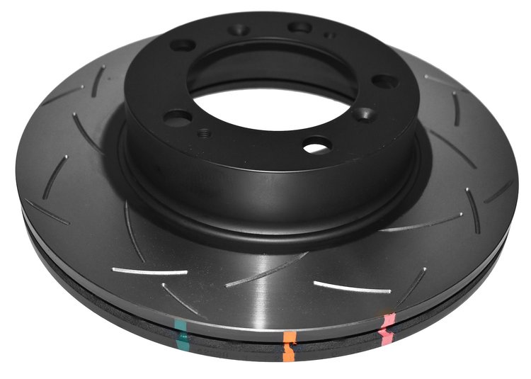4000 Series T3 Slotted Brake Disc, 97-09 Porsche Boxster