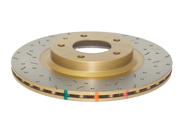 Rear Drilled & Slotted 4000 Series Rotor, 03-10 RX-8 Std Suspension / Sport Suspension