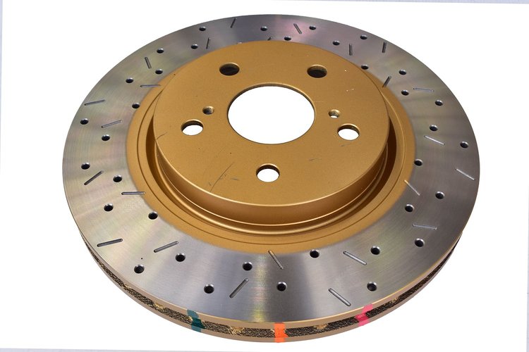 Front Slotted 4000 Series Drilled/Slotted Rotor, Toyota Camry Series ASV70R/AXVH71R/GSV70R