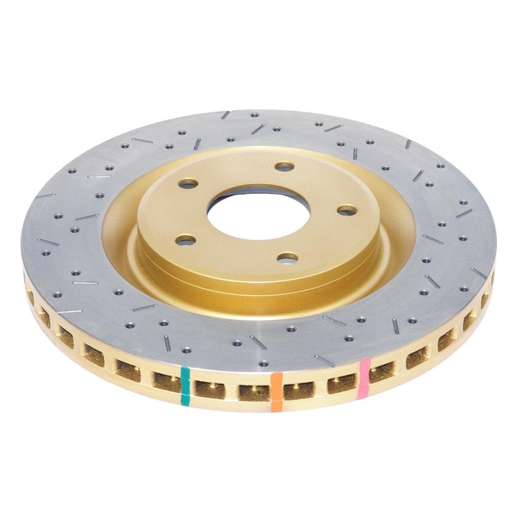 4000 Series Drilled/Slotted Brake Disc, 97-04 Corvette C5/C6