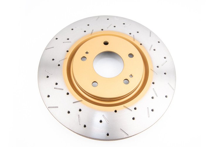 4000 Series Drilled/Slotted Brake Disc, 03-05 Evo 8/9