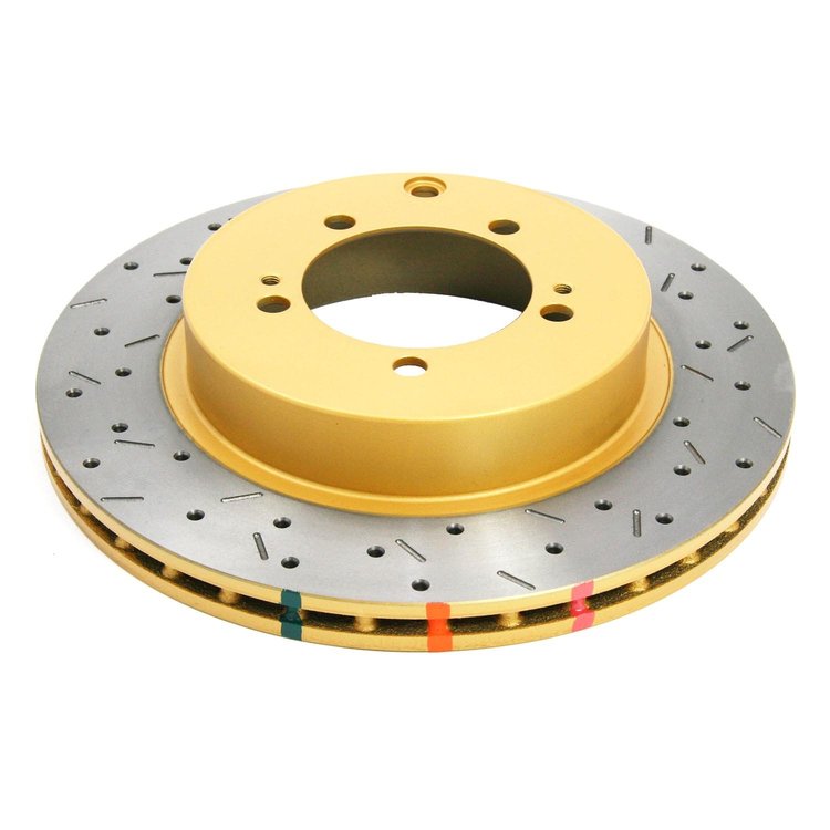 4000 Series Drilled/Slotted Brake Disc, 03-05 Evo 8/9