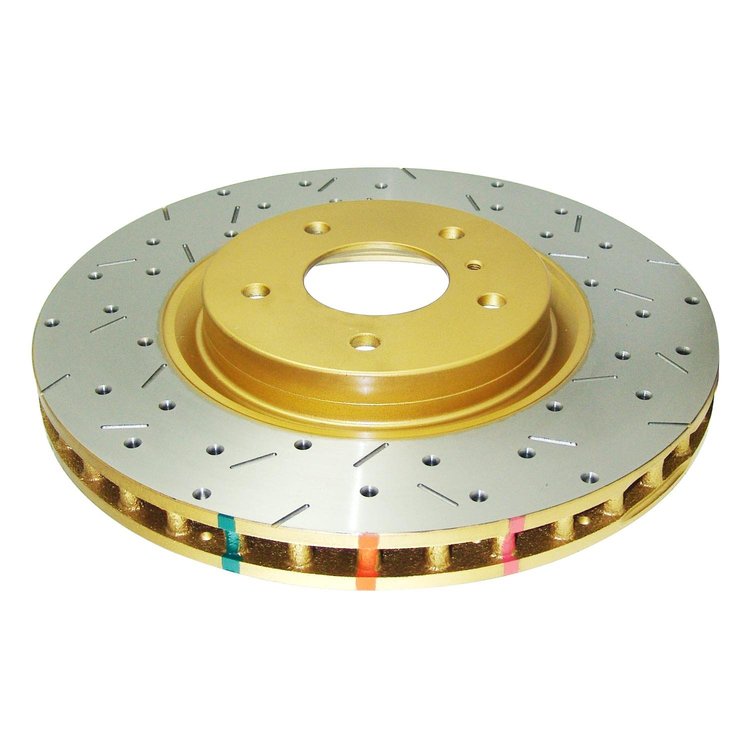 4000 Series Drilled/Slotted Brake Disc, 03-07 350Z / 03-04 G35 w/ Brembo