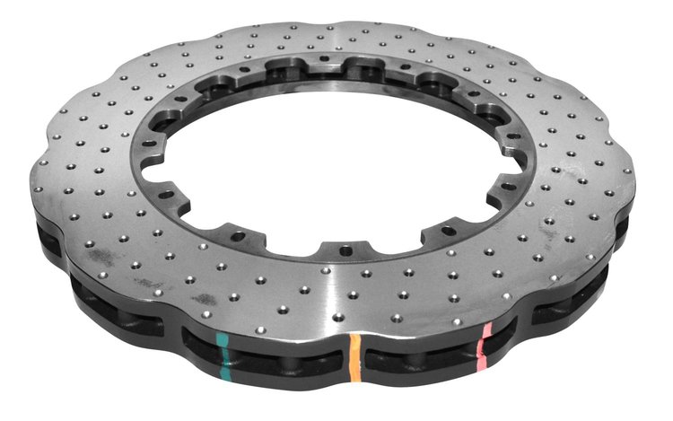 5000 Series Drilled/Dimpled Disc Ring, Audi RS3