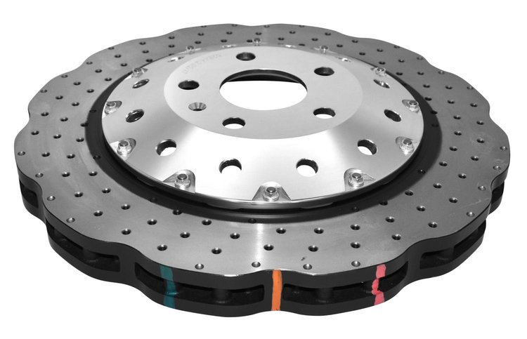 5000 Series Drilled/Dimpled Brake Disc, 2015+ Audi RS-3
