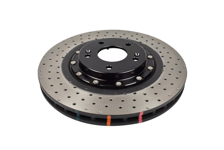 5000 Series Front Crossdrilled/Dimpled Rotor, 2018+ Hyundai I30 N Performance