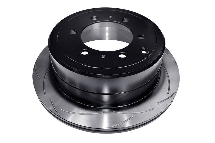 Street Series T2 Slot Brake Disc, 96-97 Lexus LX450 / 8/92+ Toyota Landcruiser 80 Series