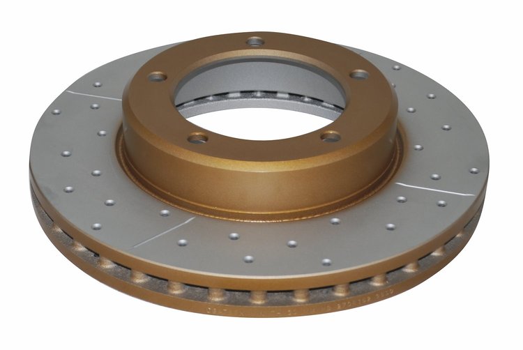 Street Series Drilled/Slotted Brake Disc, 98-05 Lexus LX470 / 98+ Toyota LandRunner 100 Series
