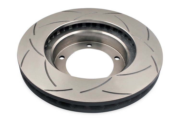 Street Series T2 Slot Brake Disc, 98-06 Toyota 70 Landcruiser (Feverse Mount) 4X4 Survival