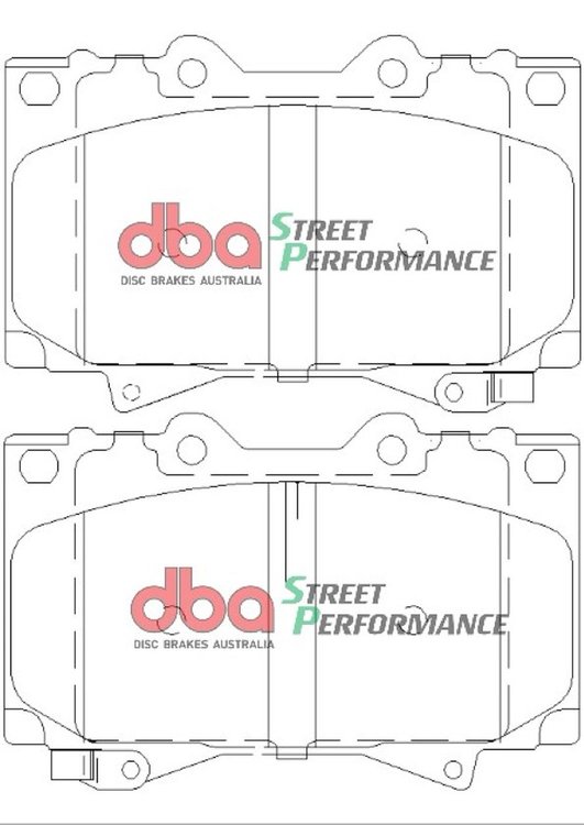 SD610 Performance Brake Pad Set, 00-07 Toyota Land Cruiser SD610