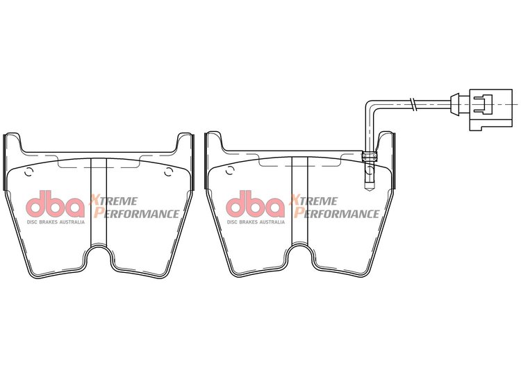 XP Performance Front Brake Pads, 08-19 Audi R8 (w/Iron Rotors)