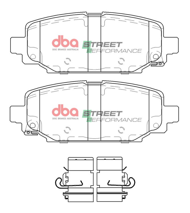 SP Performance Rear Brake Pads, 2018+ Jeep Wrangler JL