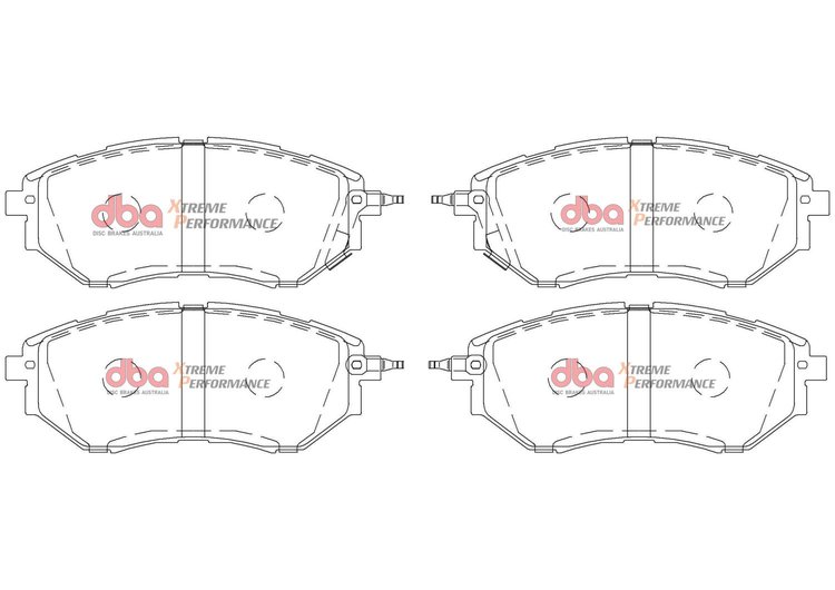 XP650 Front Brake Pads, 05-08 Subaru Legacy