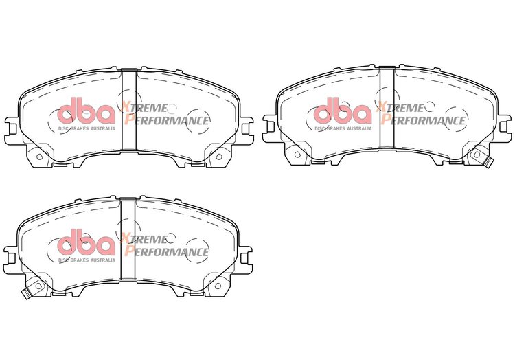 XP Performance Front Brake Pads, 14-19 Infiniti Q50 (Base & Premium Incl Hybrid)