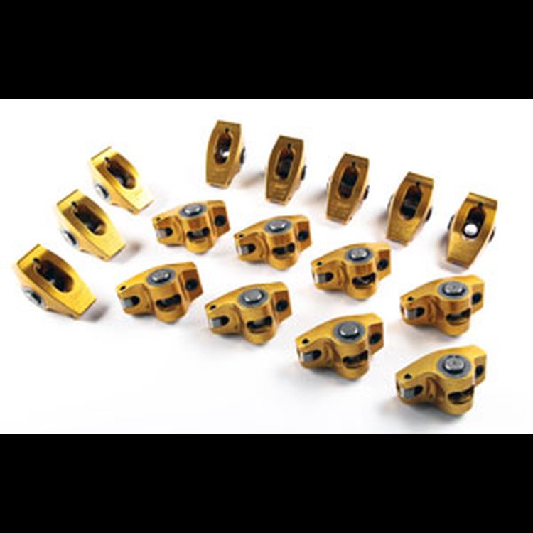 Gold Race Rocker Arms 1.6 Ratio, 3/8" Stud (Self-Aligning)