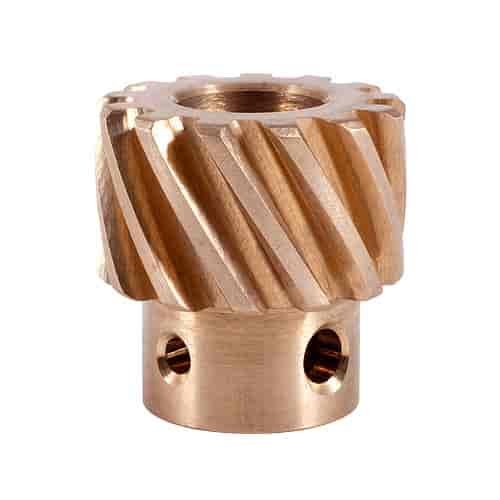 Copper Alloy (Aluminum/Bronze) Gear<br>Chevrolet<br>I-4 1962-71, 153<br>I-6 1962-84, 194 Thru 250 & 292<br>Pontiac<br>I-4 1977-