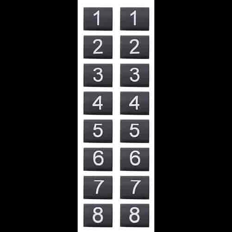 CYL.NUMBERING KIT / 8.5MM